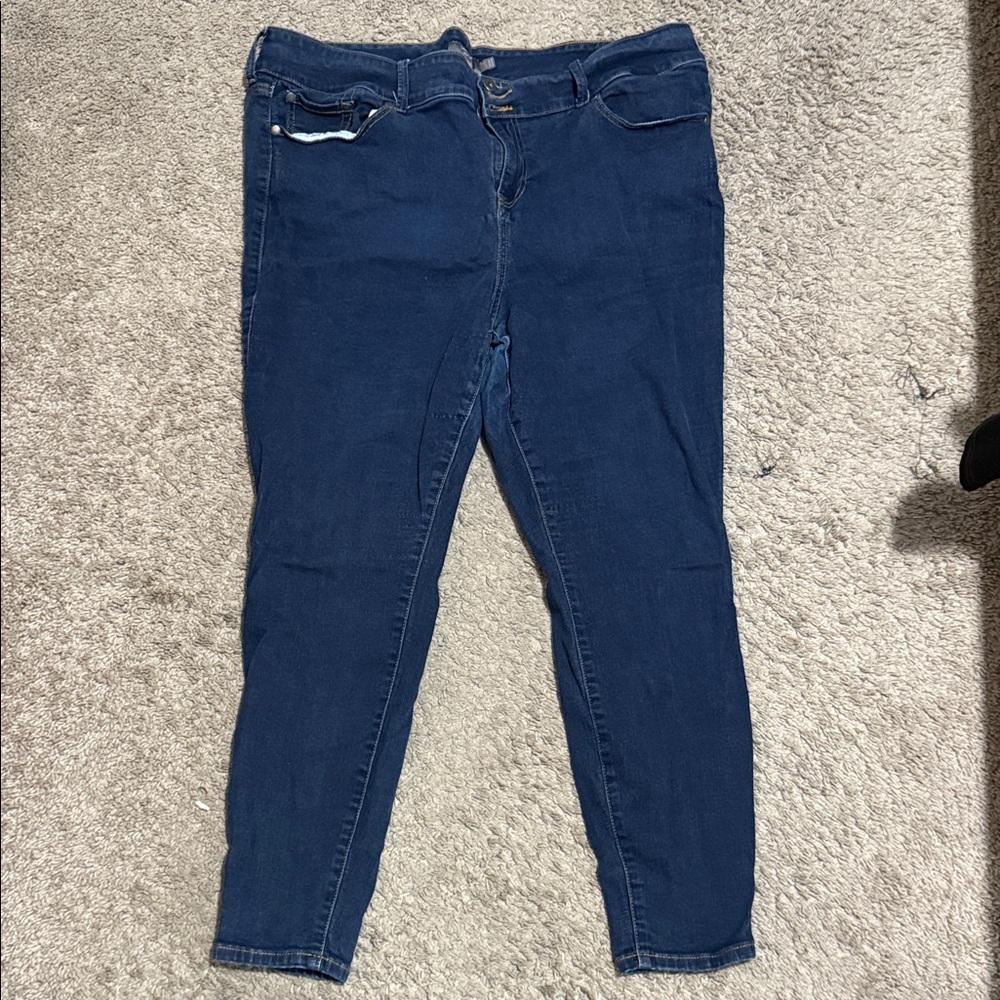 Torrid Dark Blue Super Soft  Skinny Jeggings 22r